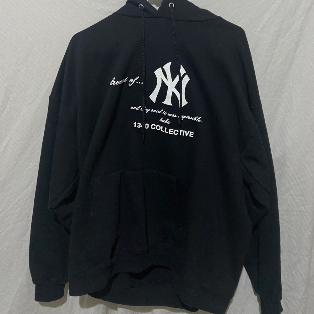 1340 collective vintage black hoodie